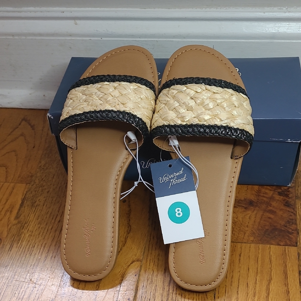 Universal Thread Woven Slide Dez Sandal